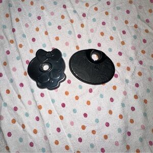 Monster High Doll Stands - Skullette Shape & Oval Base - Black - Loose